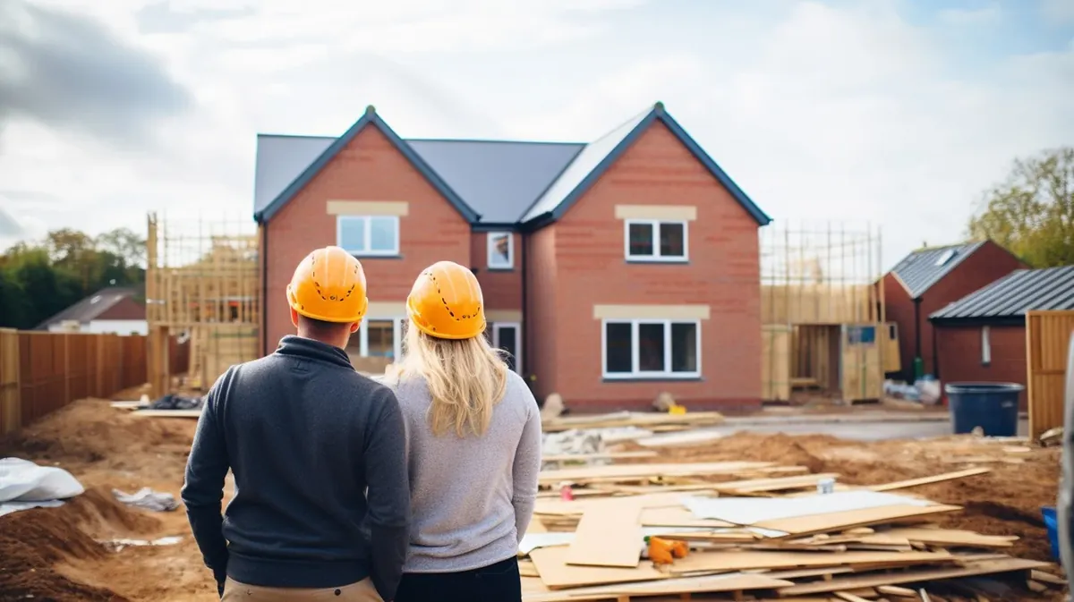 New homes under construction